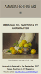 Mobile Screenshot of amandafishfineart.com